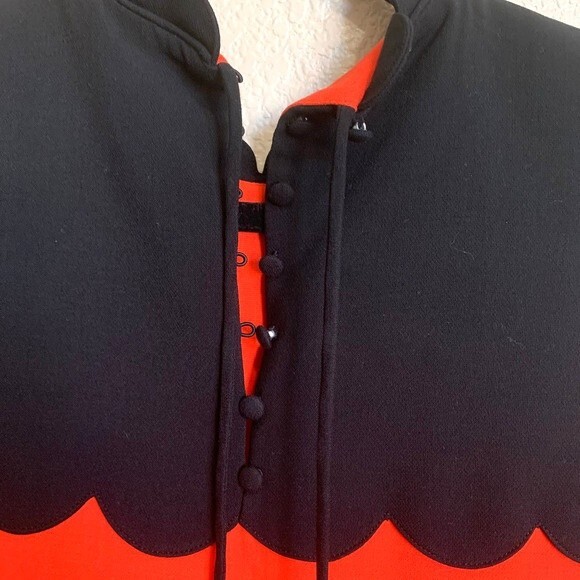 Victoria Beckham for target orange dress Scalloped Shift Dress size M posh spice - Picture 3 of 9